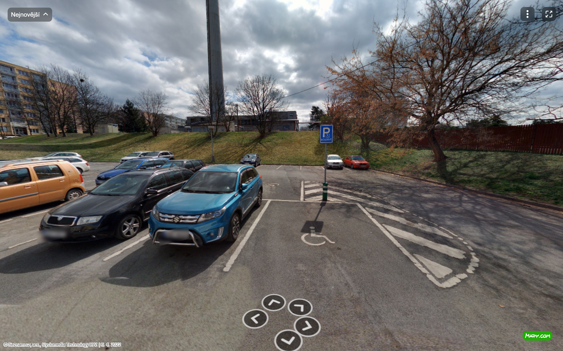 Parkoviště Mělecká ul., Louny