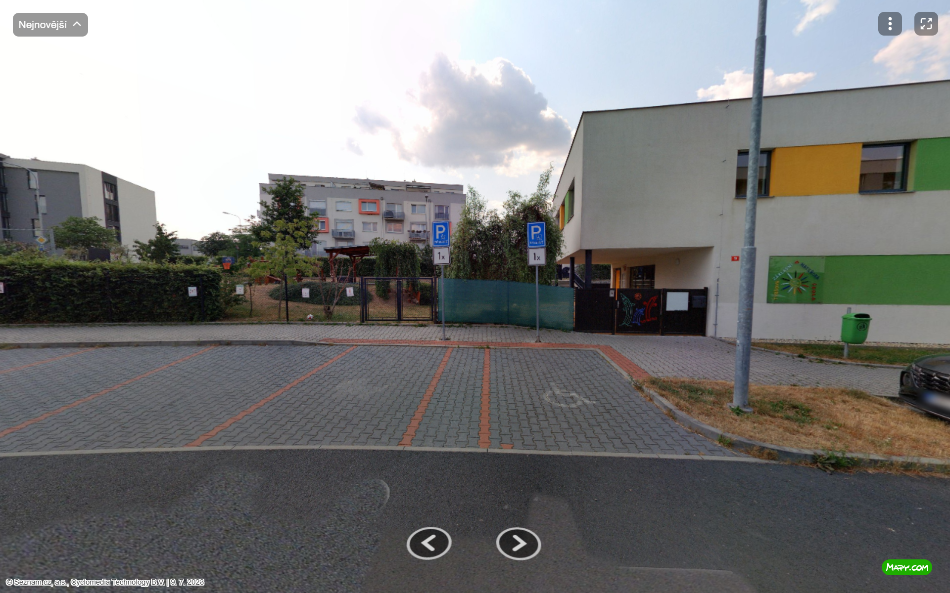 Parkoviště Vltavínová ul., Plzeň 8