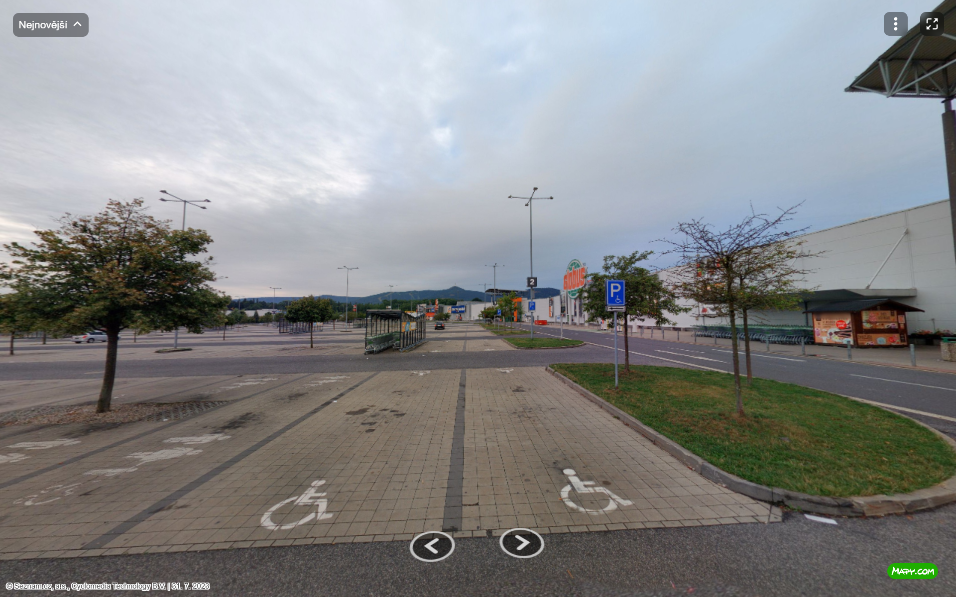 Parkoviště Sousedská ul., Liberec
