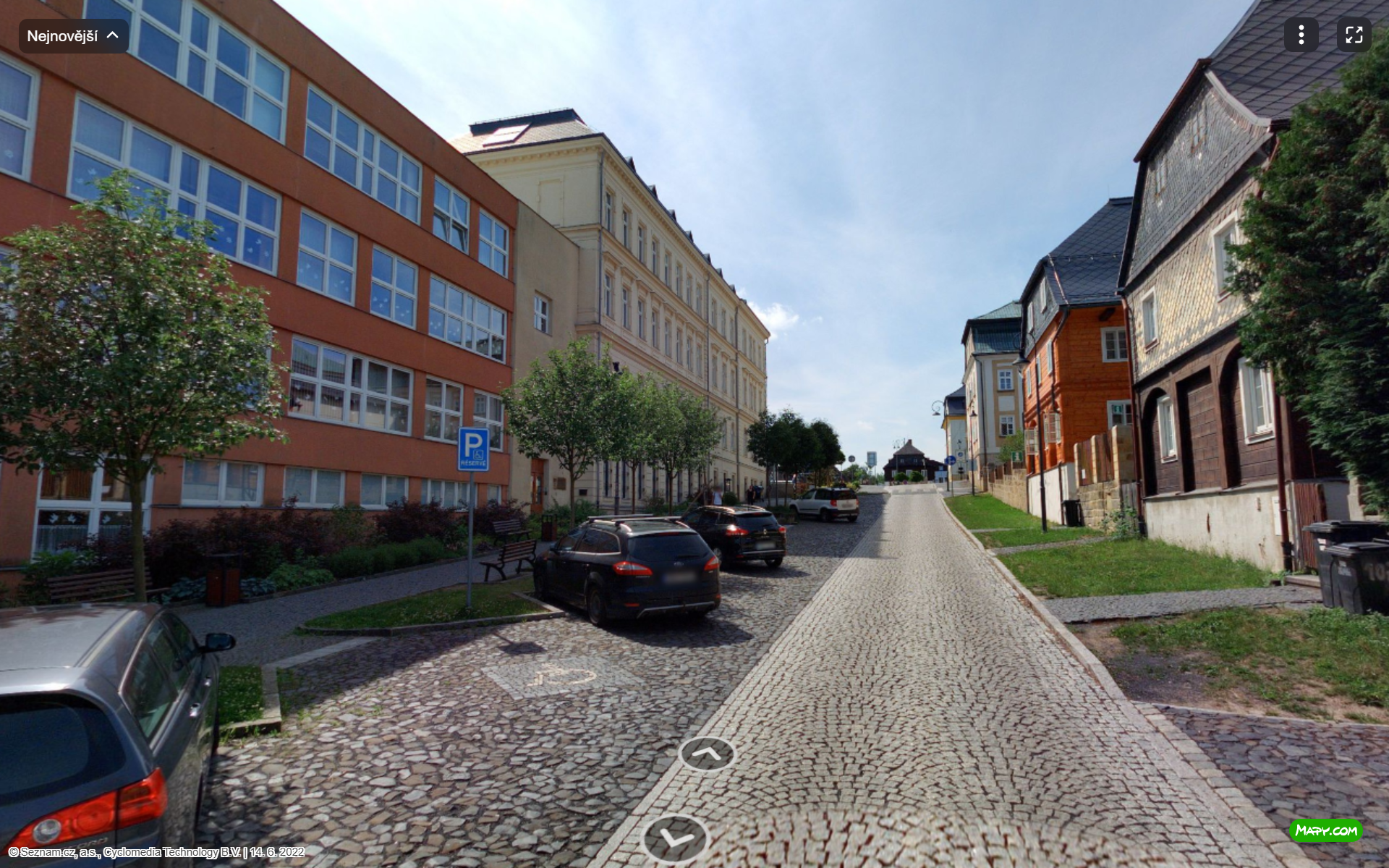 Parkoviště Kalinova ul., Nový Bor