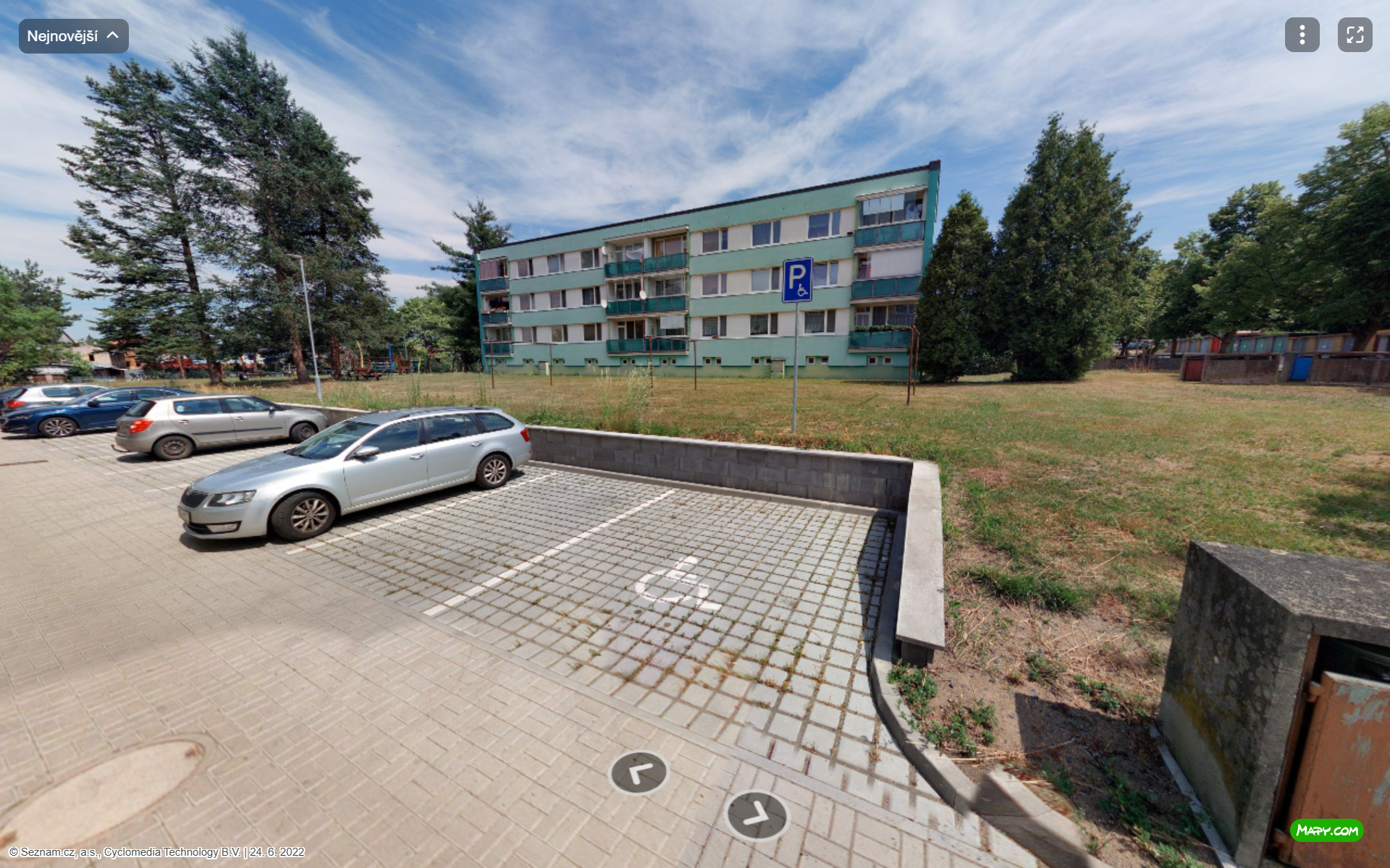 Parkoviště ul. U Nemocnice, Mimoň