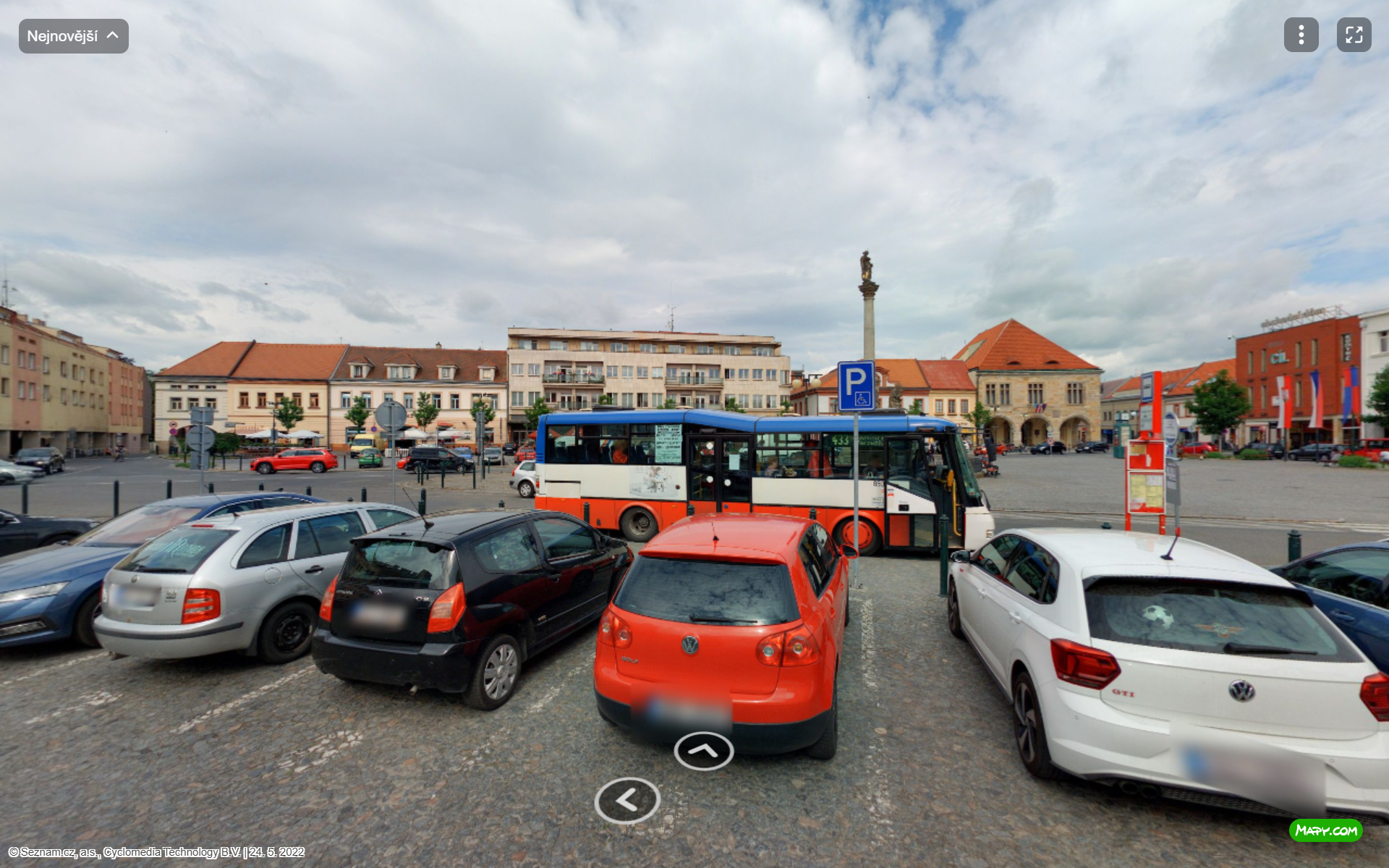 Parkoviště Nám. Přemyslovců, Nymburk