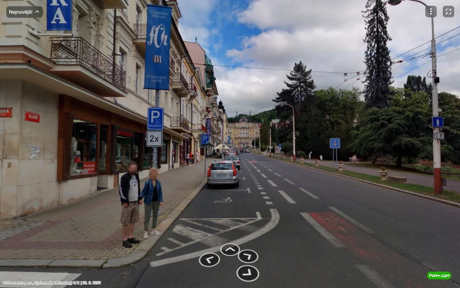Parkoviště Hlavní tř., Mariánské Lázně