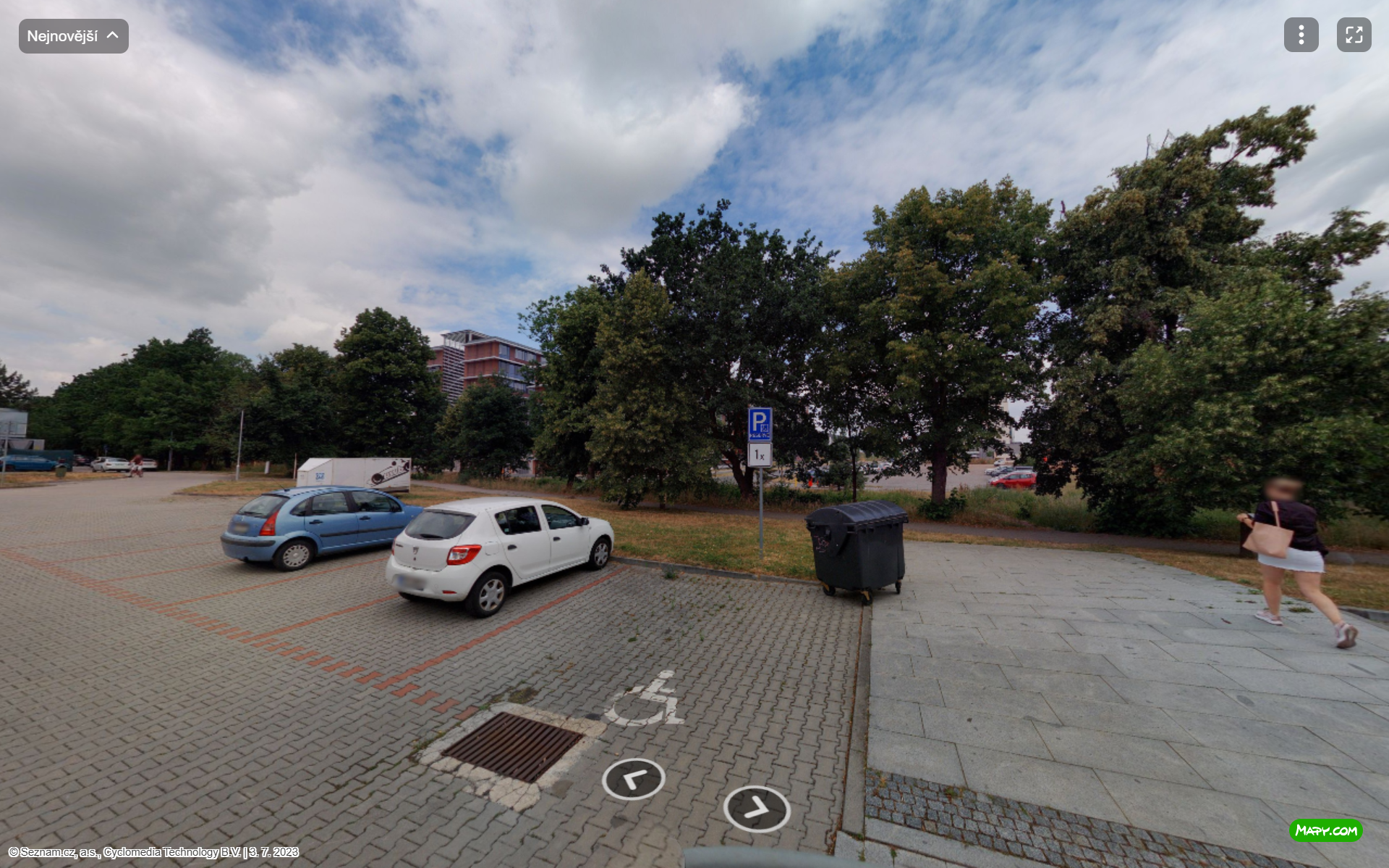 Parkoviště Univerzitní ul., Plzeň 3