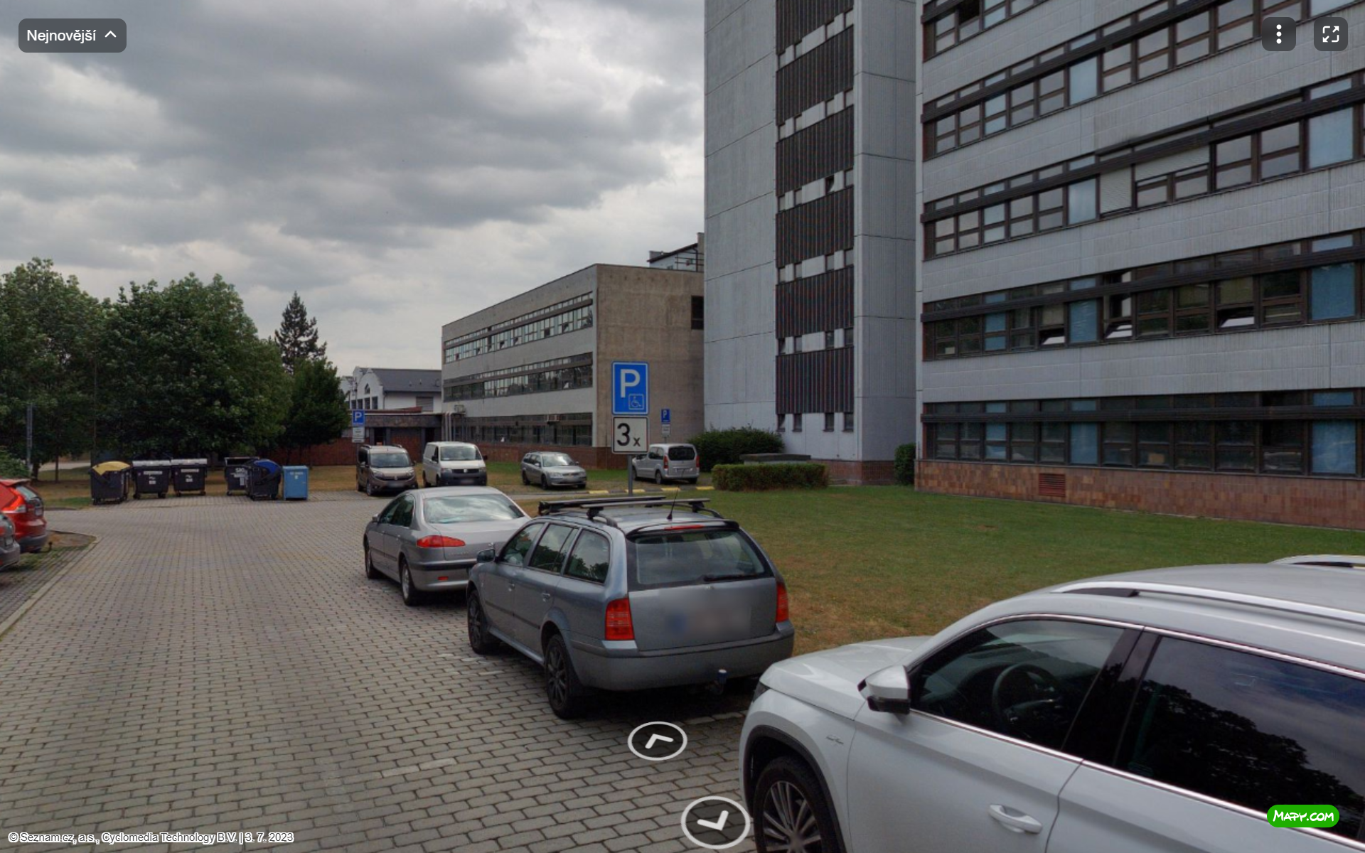Parkoviště Univerzitní ul., Plzeň 3