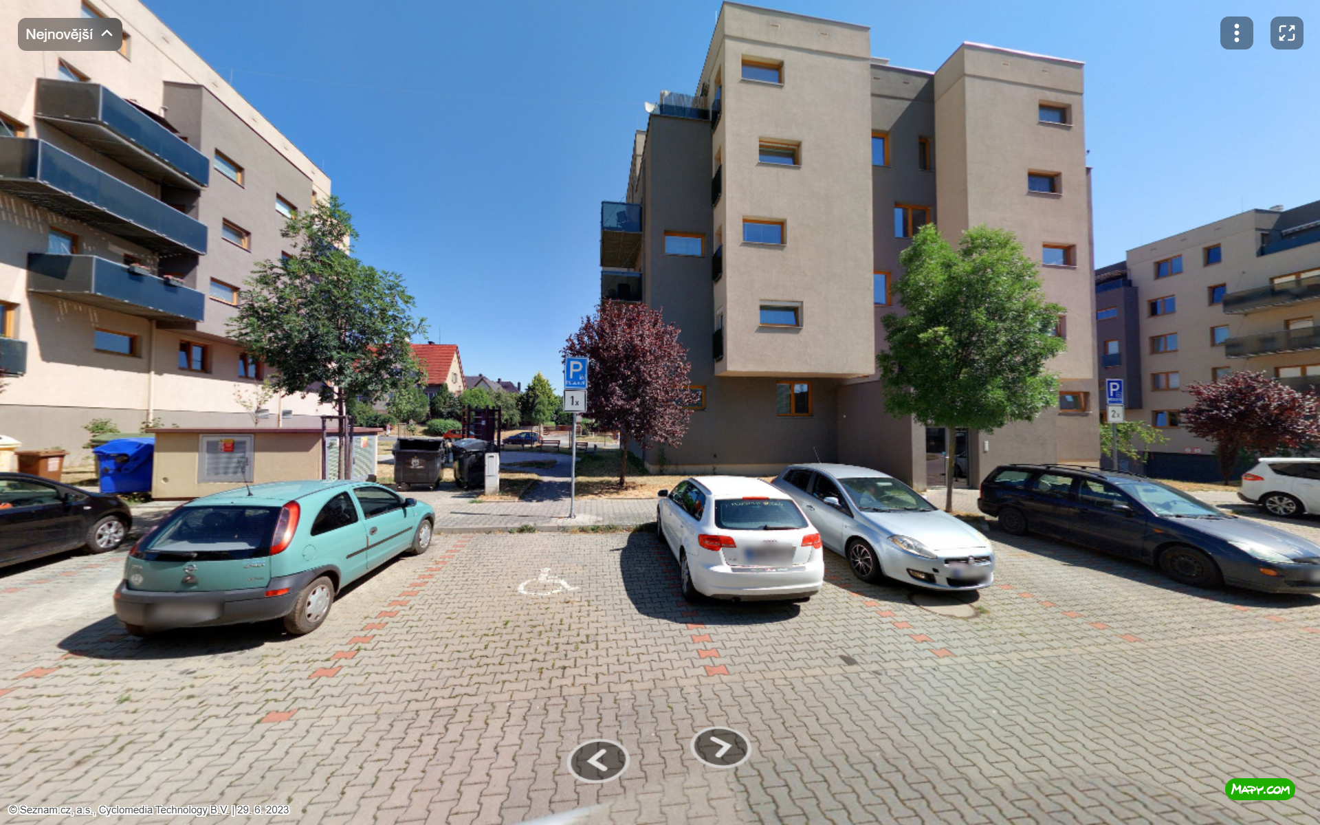 Parkoviště ul. U Velkého rybníka, Plzeň 1