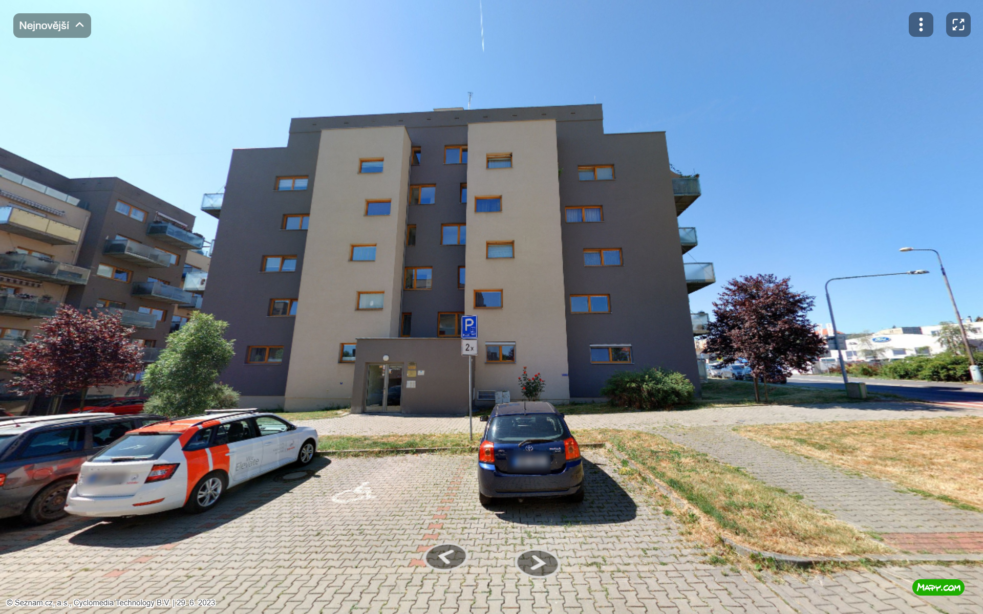 Parkoviště ul. U Velkého rybníka, Plzeň 1
