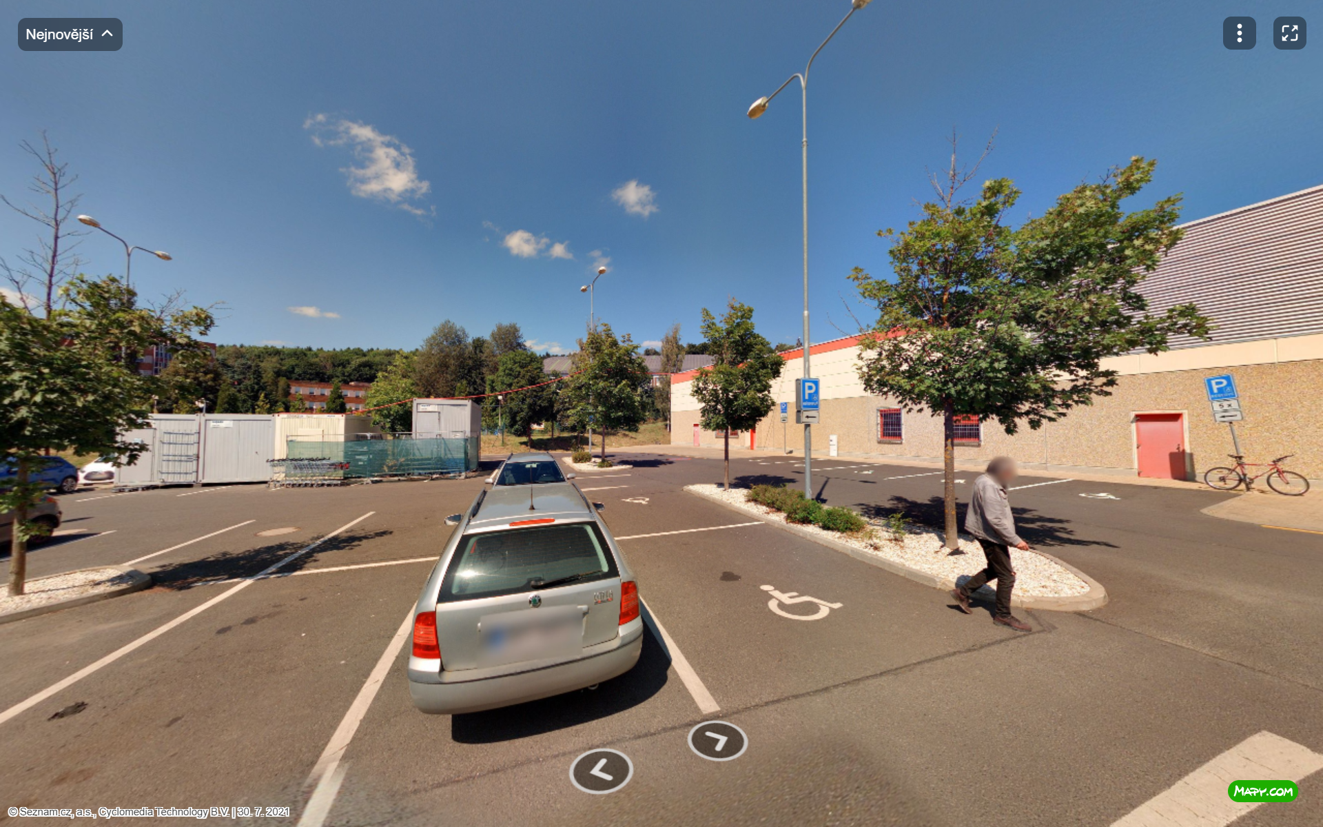 Parkoviště Chebská ul., Mariánské Lázně