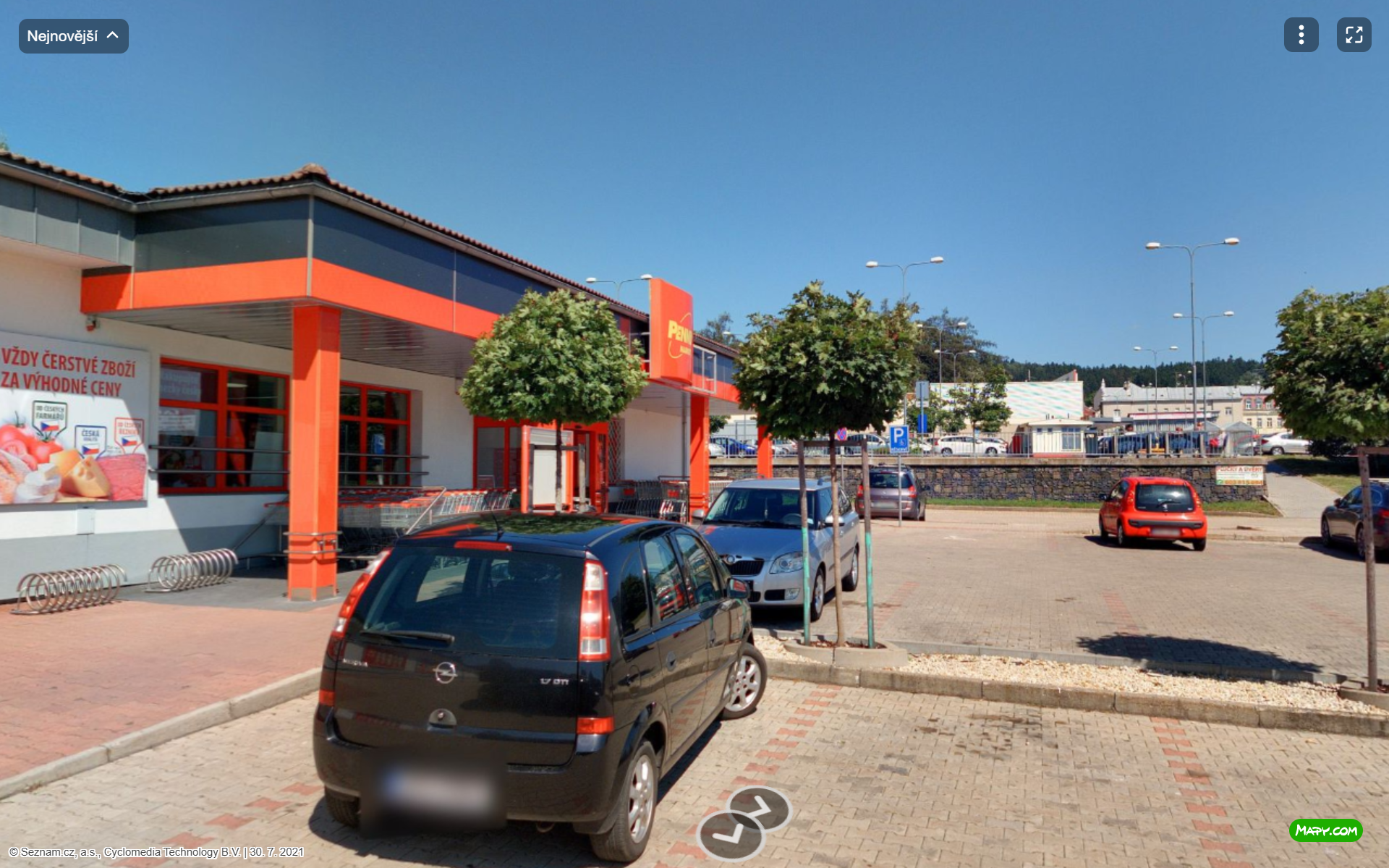 Parkoviště Chebská ul., Mariánské Lázně