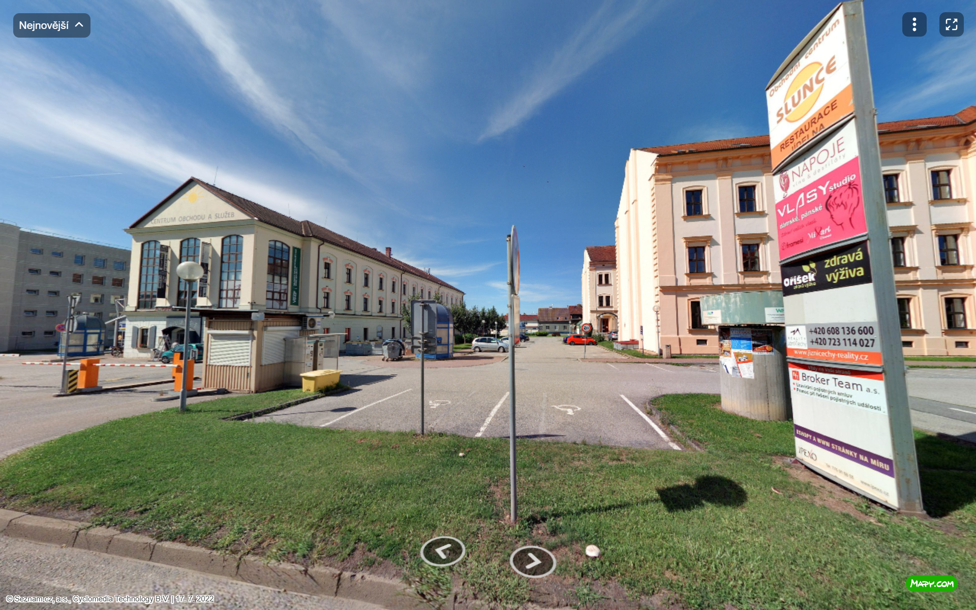 Parkoviště Husovo nám., Tábor