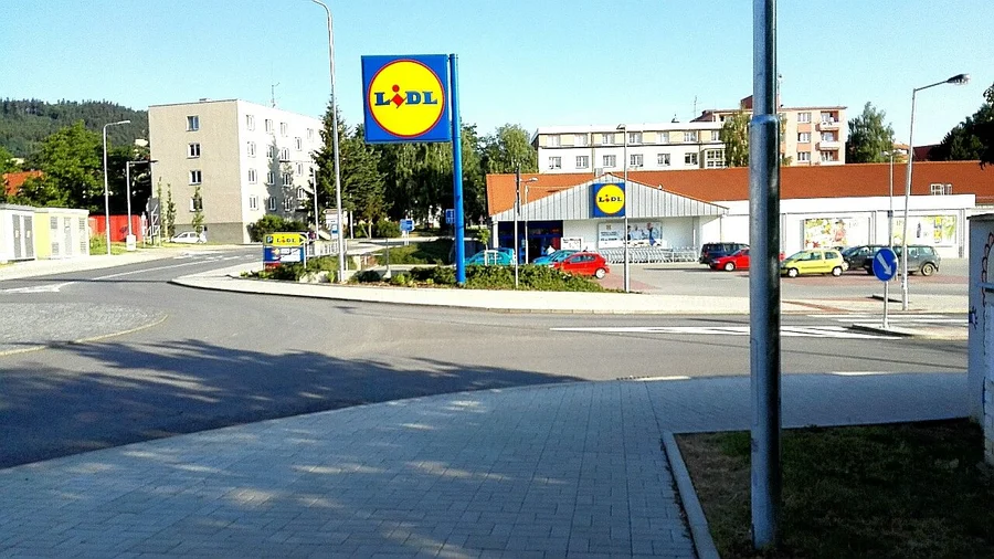 Parkoviště Lidl Krumlovská ul., Prachatice