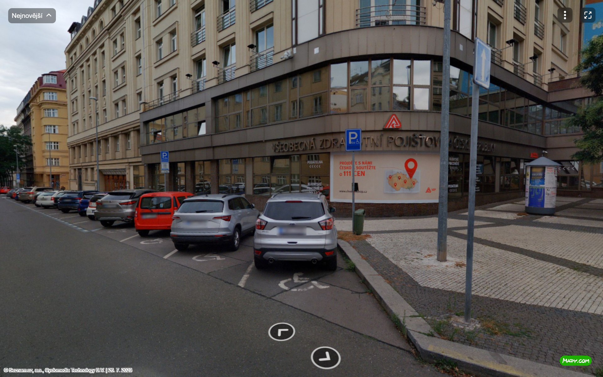 Parkoviště Orlická ul., Praha 3
