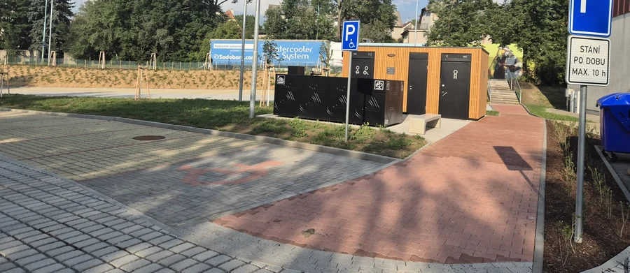 WC Průběžná ul., Pelhřimov