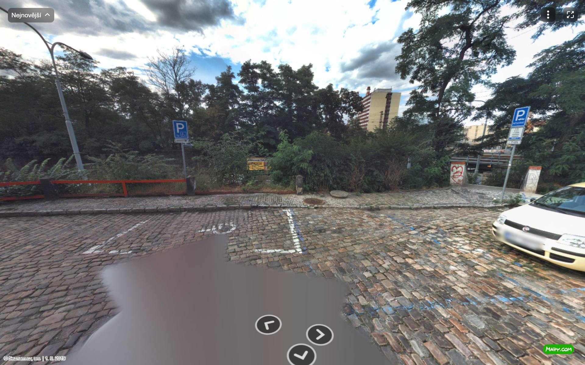Parkoviště ul. U Výstaviště, Praha 7