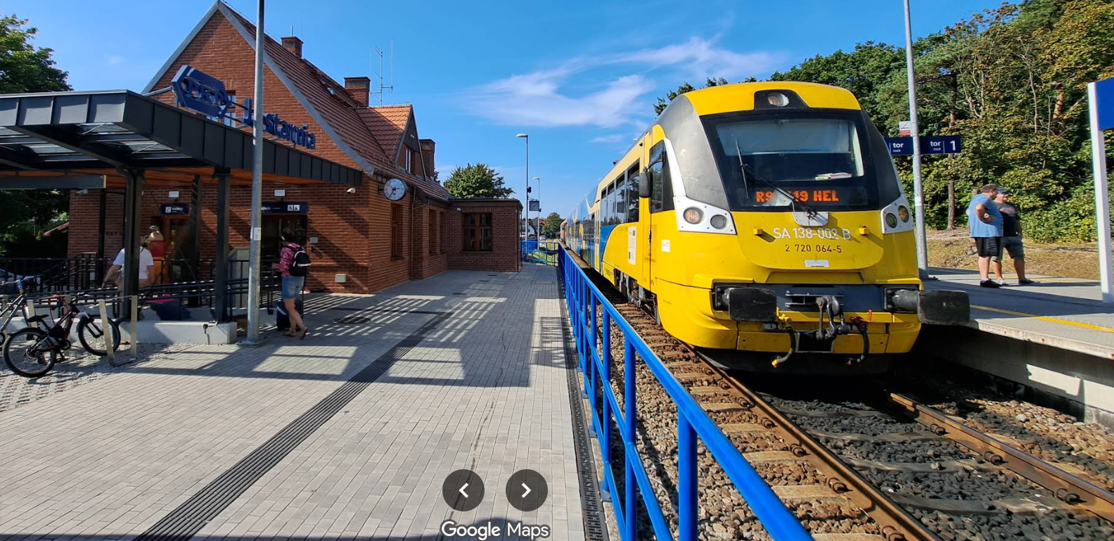Železniční stanice Jastarnia, Polsko