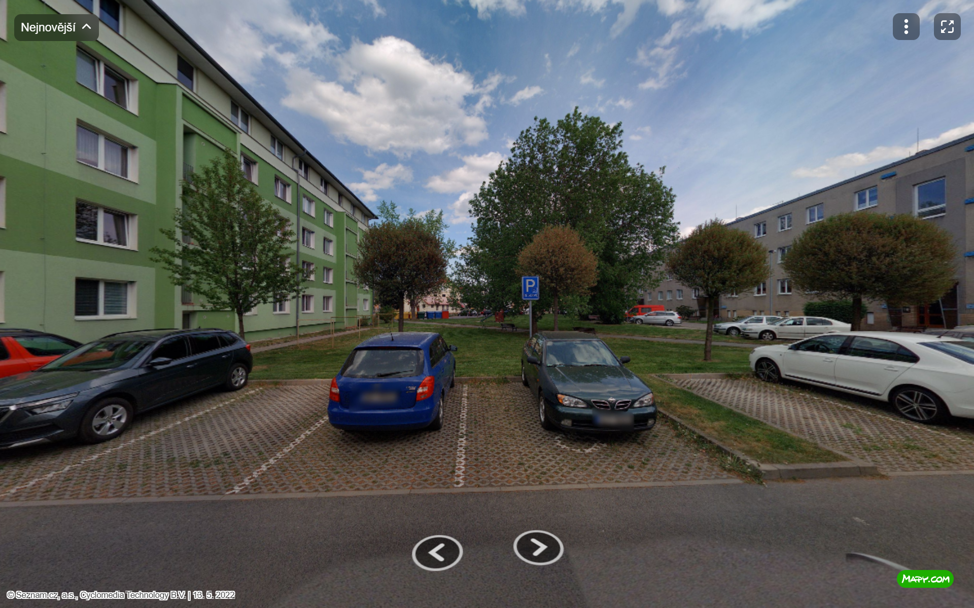 Parkoviště Pražská ul., Doksy