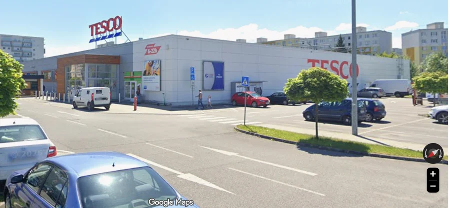 Parkoviště Obvodová ul., Žilina, Slovensko