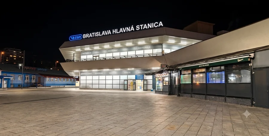 WC Hlavní nádraží Bratislava, Slovensko