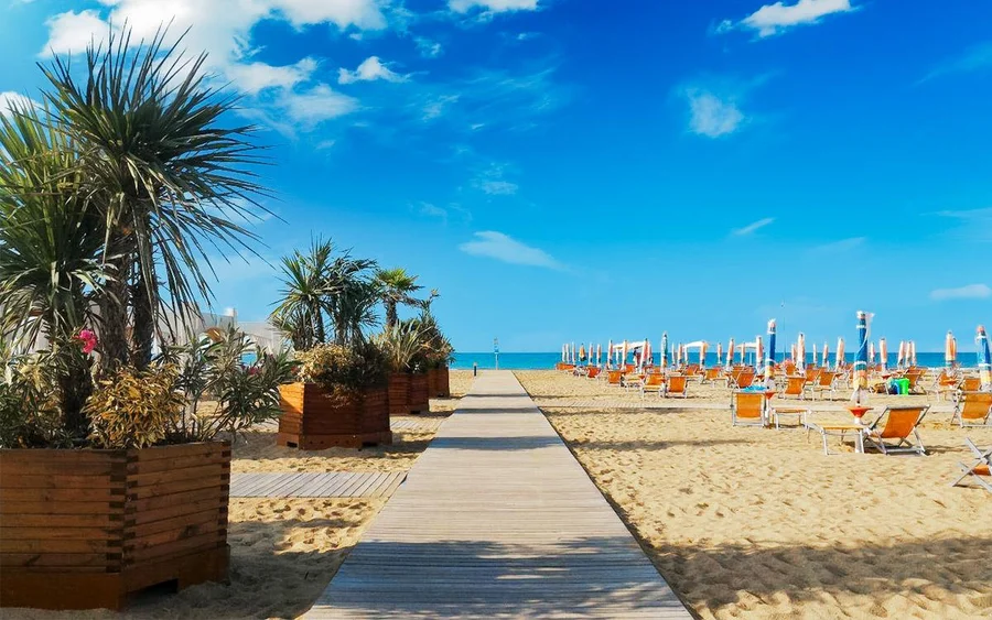 Pláž BIBIONE, Itálie