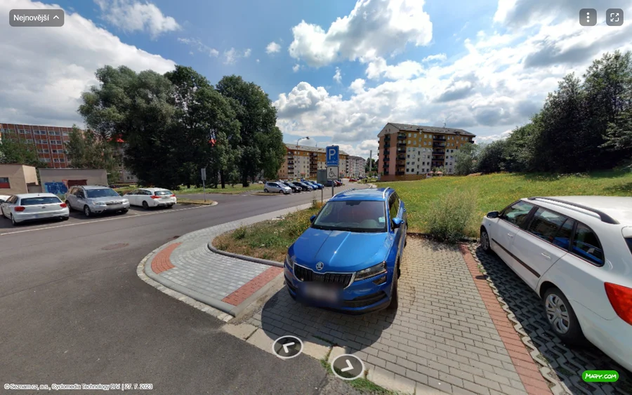 Parkoviště Květná ul., Bruntál