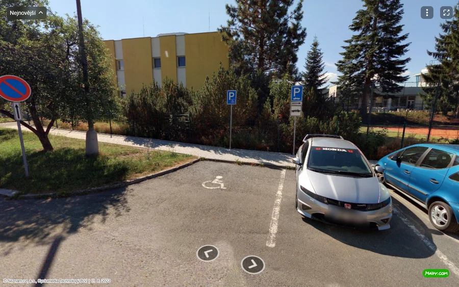 Parkoviště Máchova ul., Strakonice