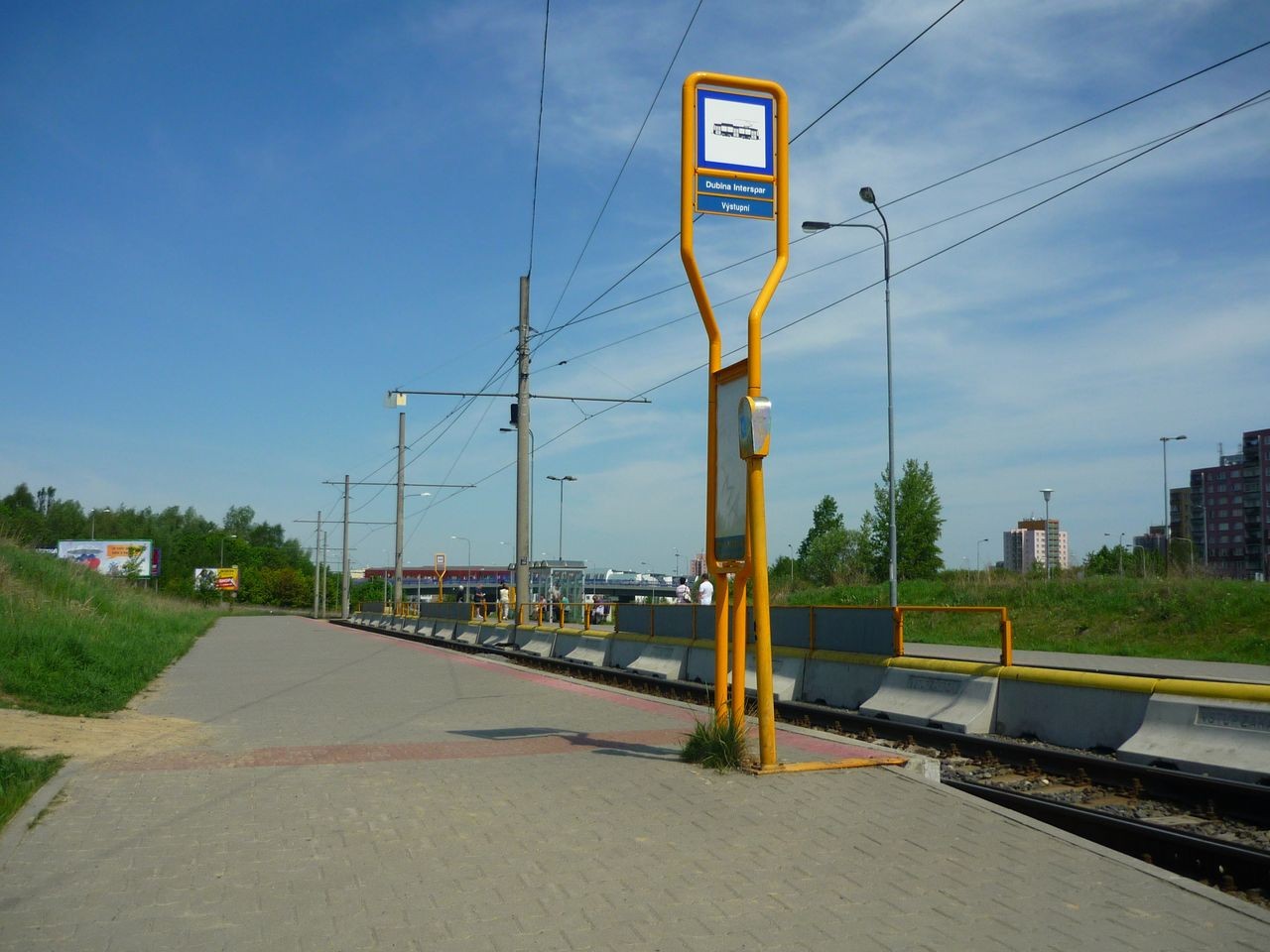 tramvajová zastávka Dubina Interspar
