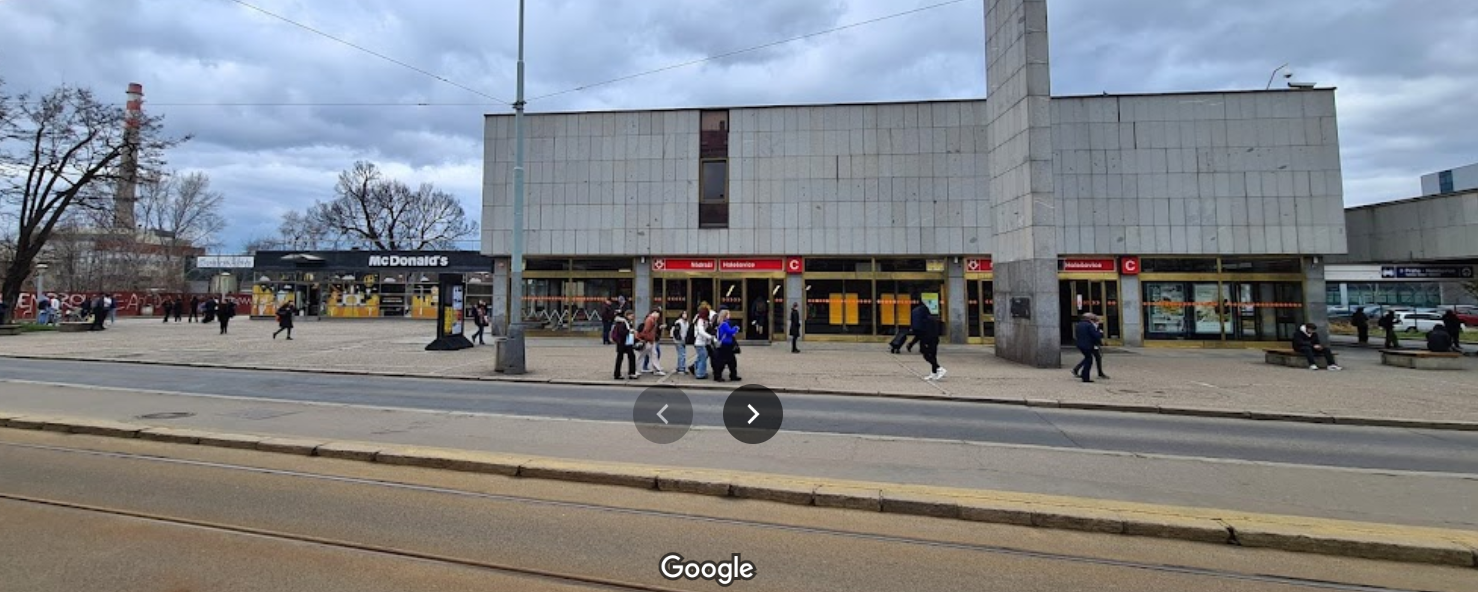 Metro C - Nádraží Holešovice Praha