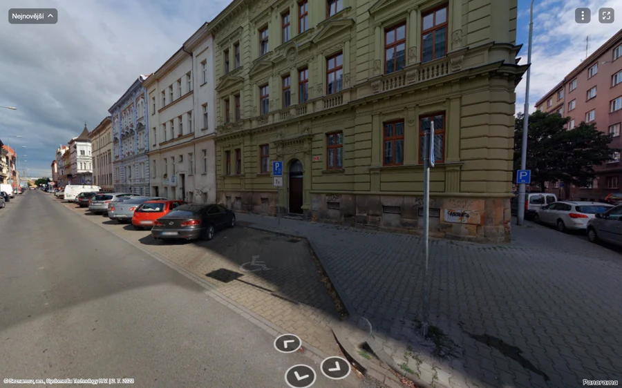 Parkoviště Nerudova ul., Plzeň 3