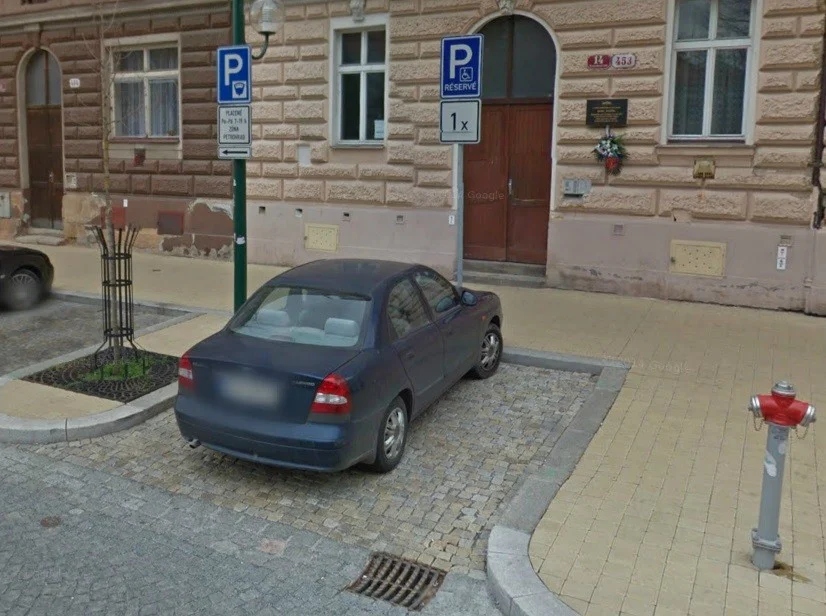 Vyhrazené parkoviště