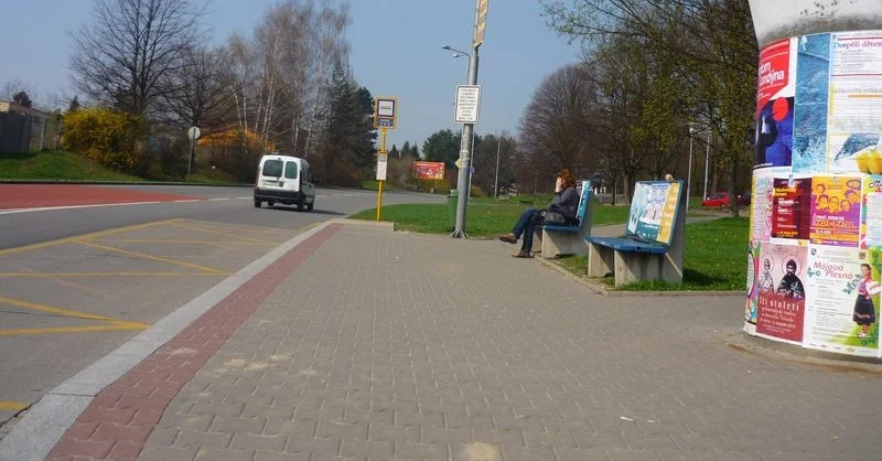 autobusová zastávka Heyrovského
