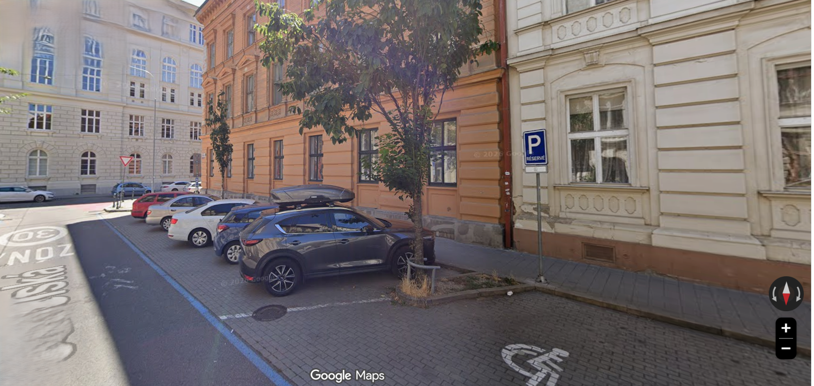 Parkoviště Jaselská ul., Brno–Veveří