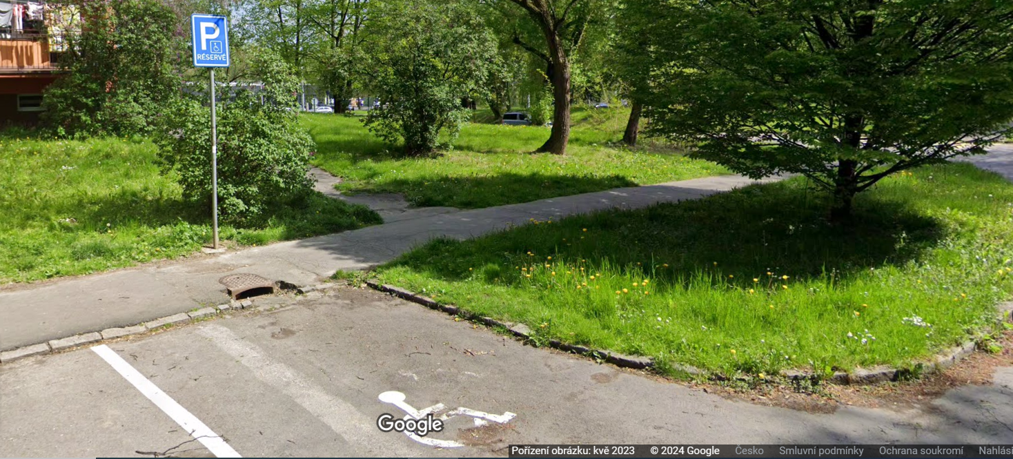 Parkoviště, ul. Aleše Hrdličky, Ostrava 8