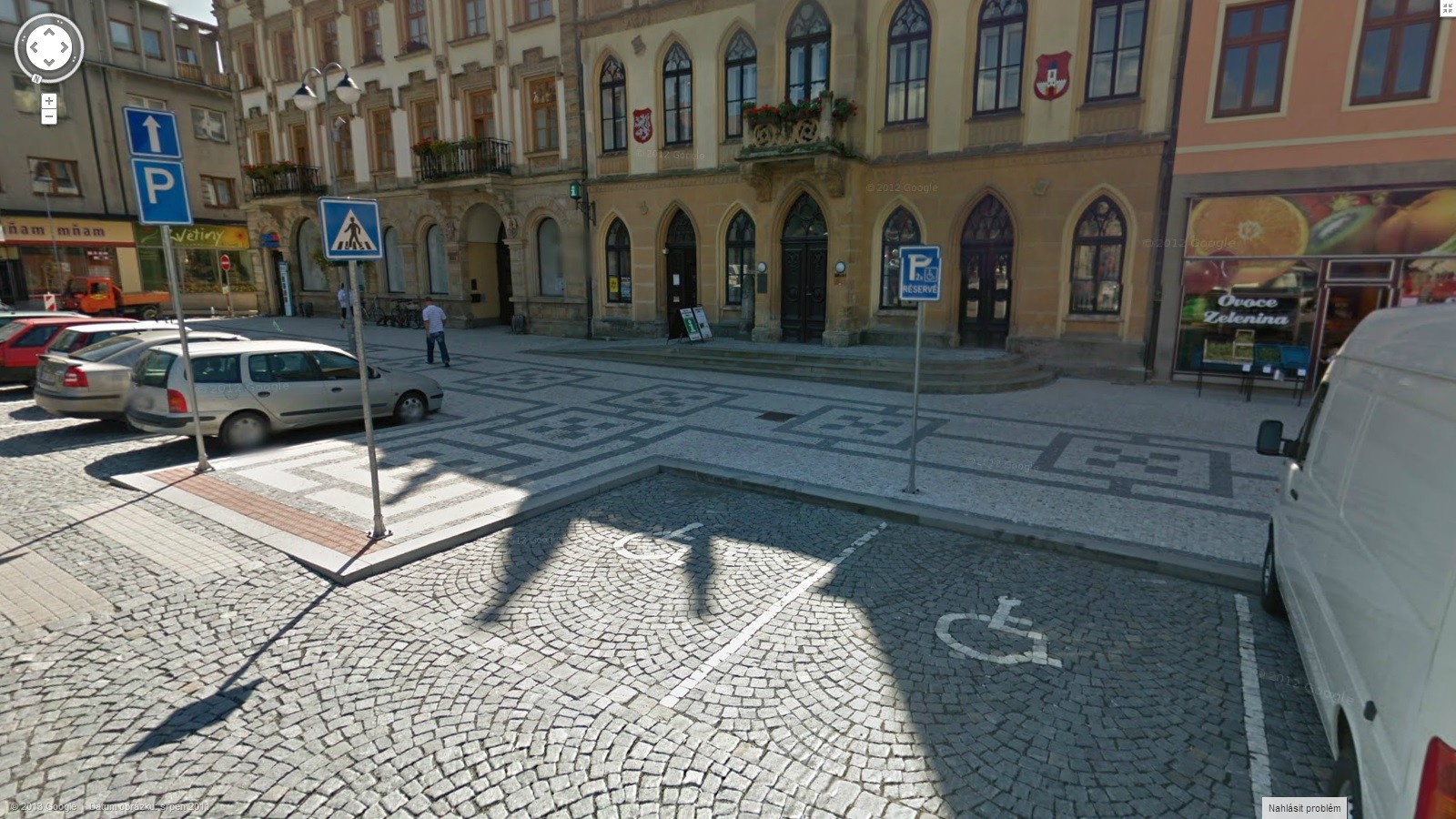 Parkoviště náměstí Jiřího z Poděbrad, Hořice