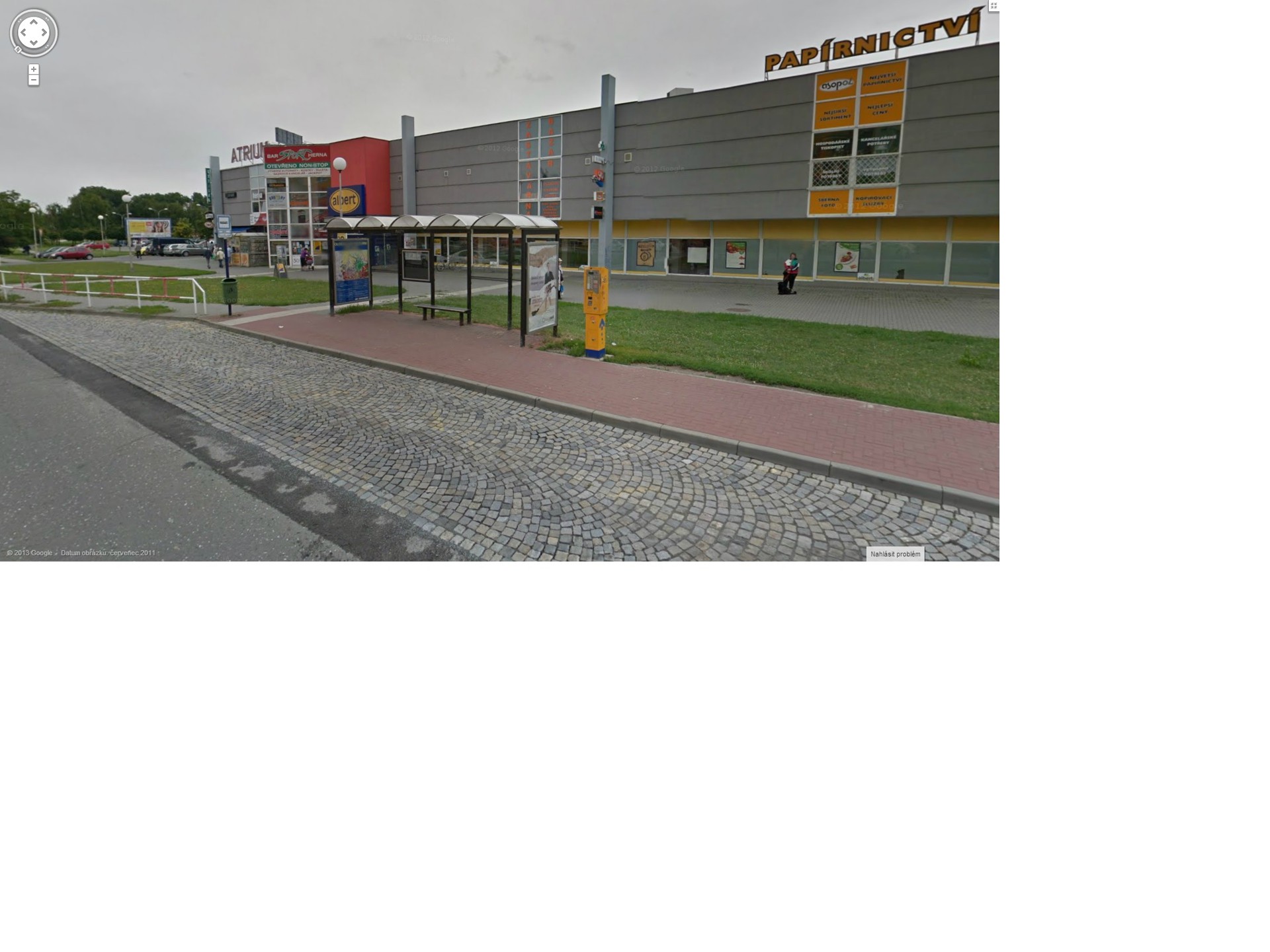 autobusová zastávka Zikova
