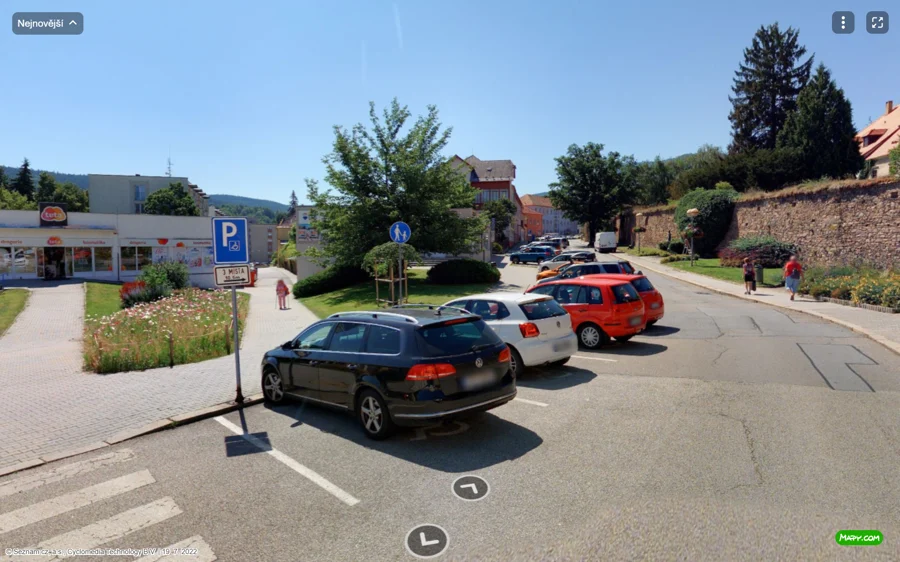 Parkoviště Zahradní ul., Prachatice