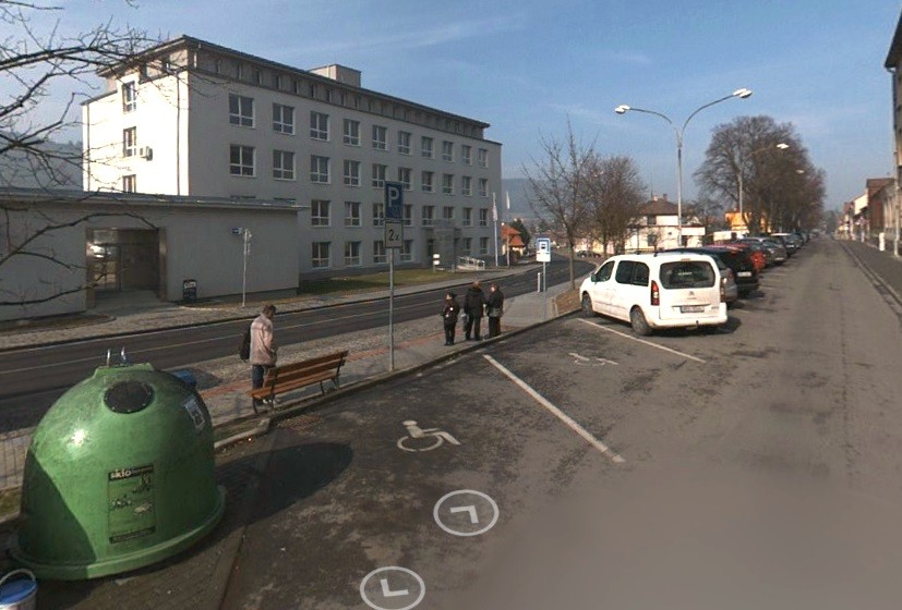Parkoviště Hybešova ul., Blansko 