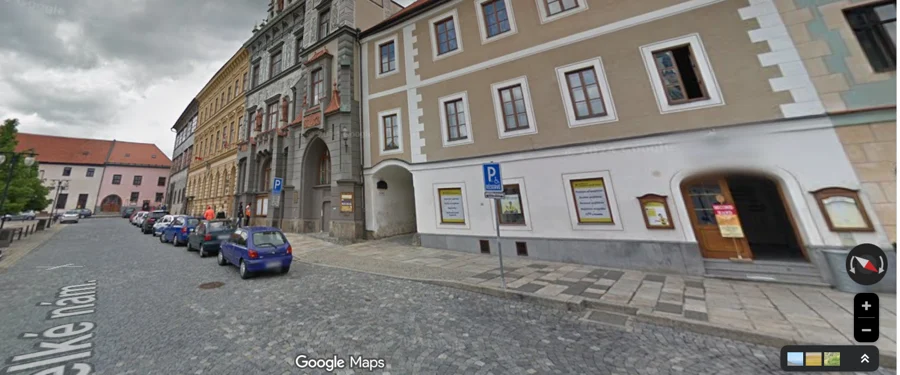 Parkoviště Velké nám., Prachatice