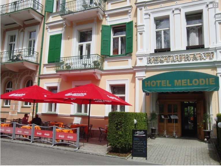 Restaurace hotelu Melodie Františkovy Lázně