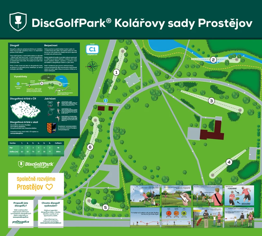 DiscGolfPark Kolářovy sady Prostějov