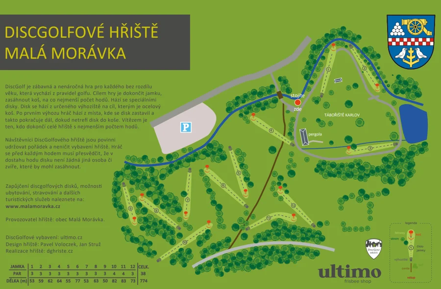 Discgolfové hřiště Malá Morávka