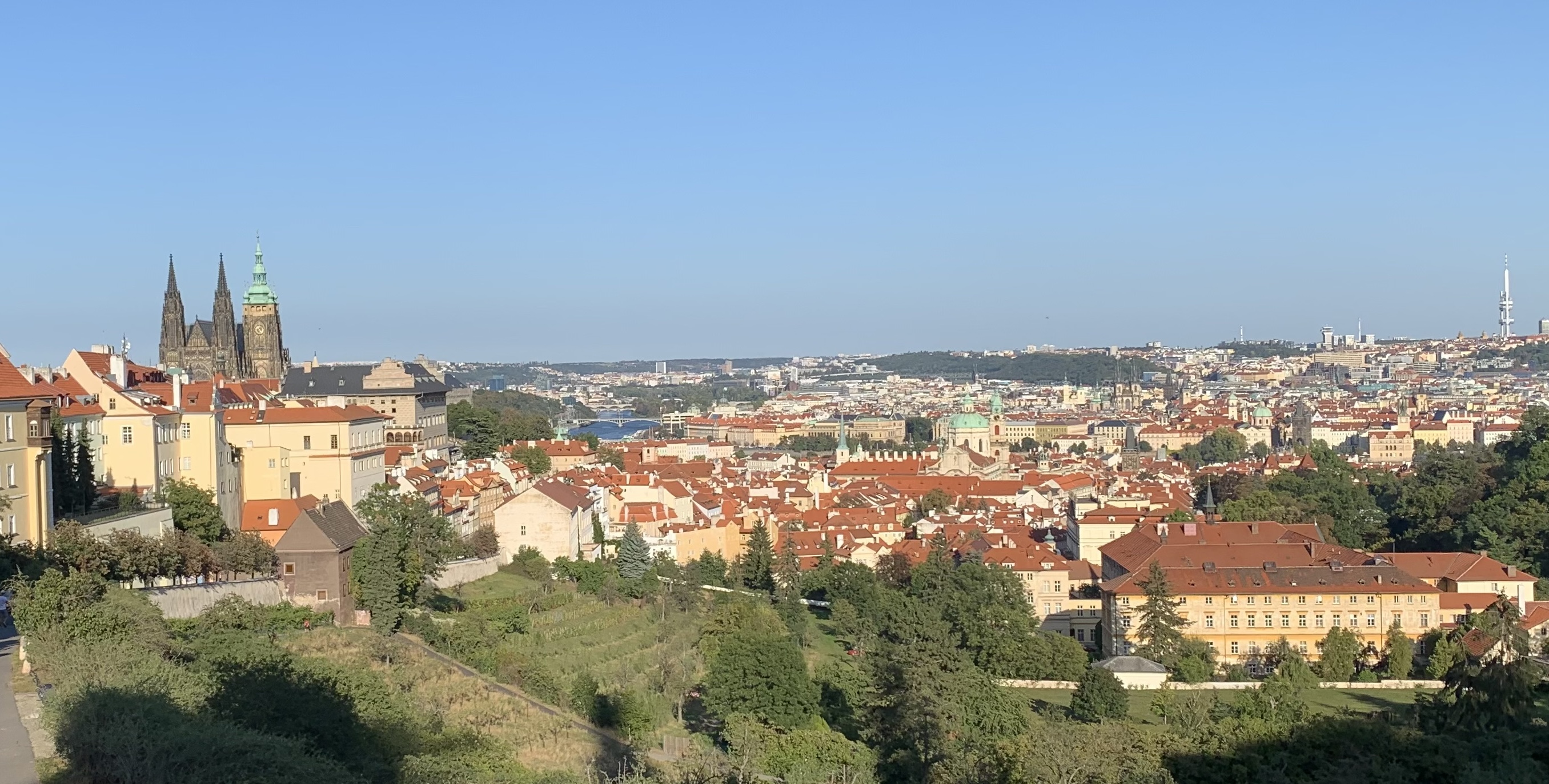 View of Lesser Town from the Petřín Hill