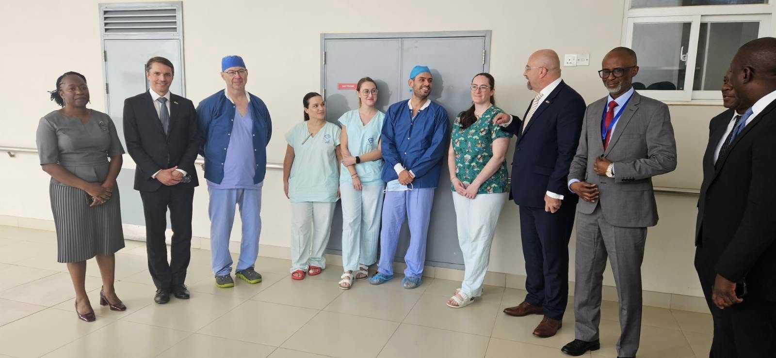 Průzkumná mise MEDEVAC Zambie v oblasti dětské kardiochirurgie. TEI