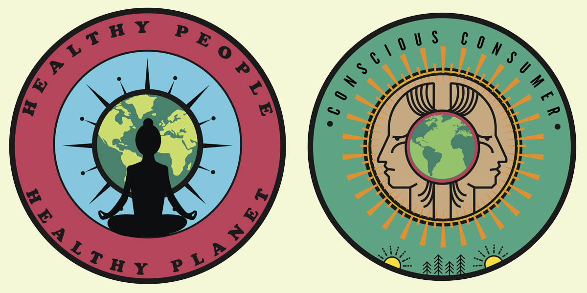 Healthy People, Healthy Planet Girl Scout patch 