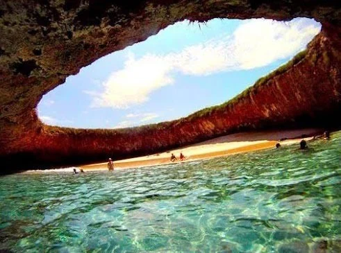 Hidden beach