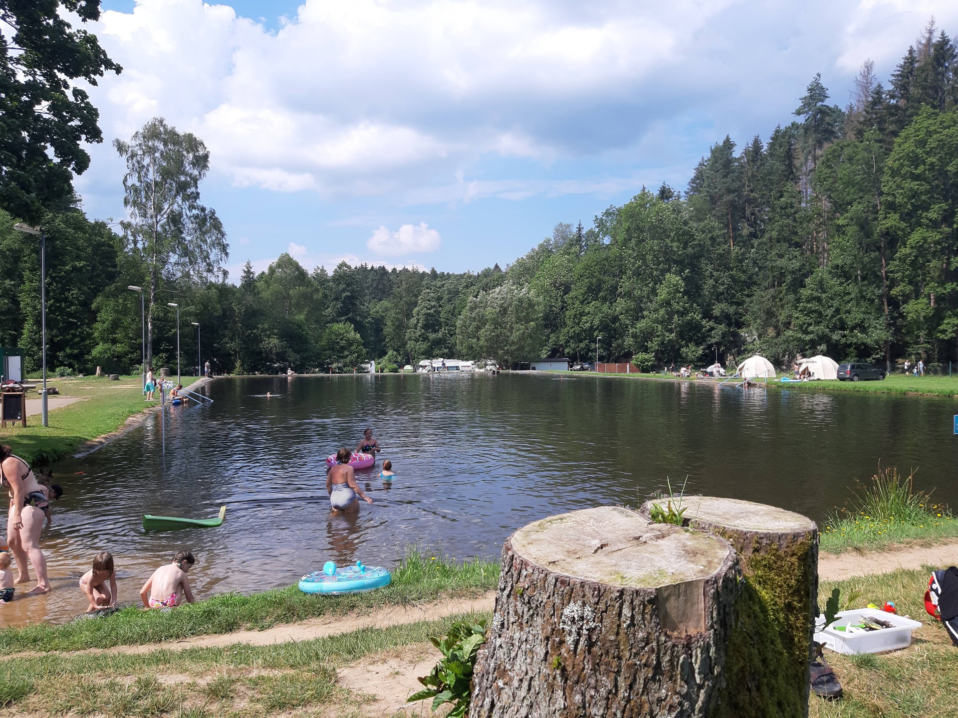 Přírodní koupaliště Jetřichovice