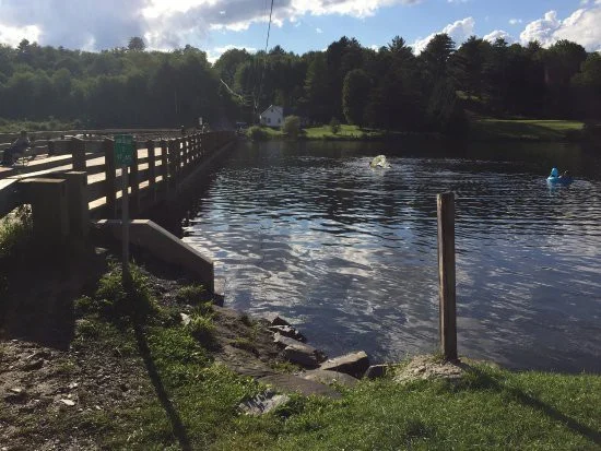 Floating Bridge, Brookfield, VT USA