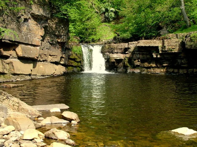 Kisdon Force, river Keld