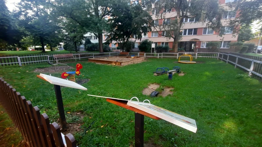 Ješetická Playground with a Digger