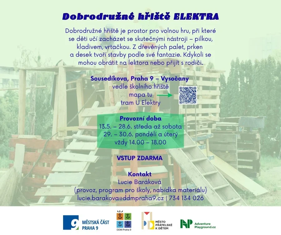 Elektra Temporary Adventure Playground – Vysočany