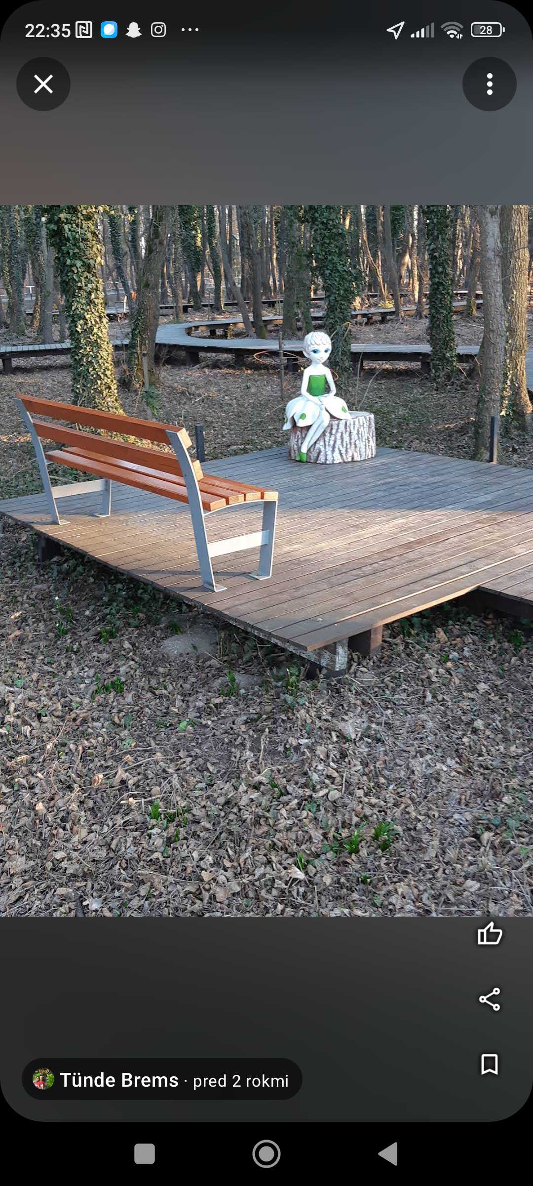 Jazierko s prírodným chodníkom 